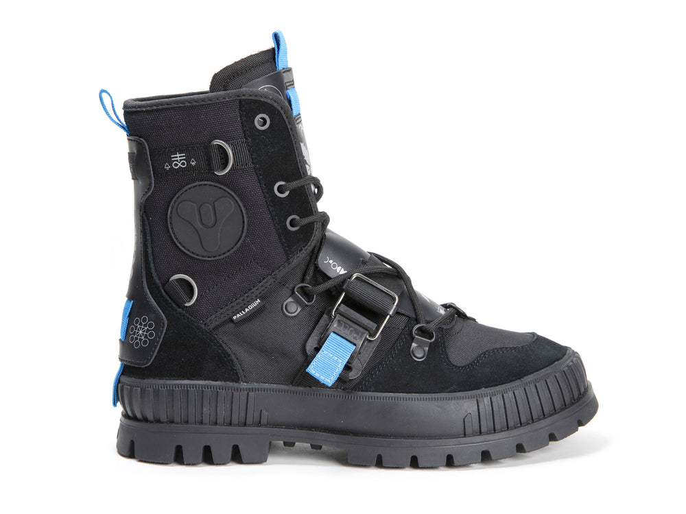 Zapatos Altas Palladium PALLASHOCK WITCH QUEEN X DESTINY Hombre Negras | Costa Rica-26071